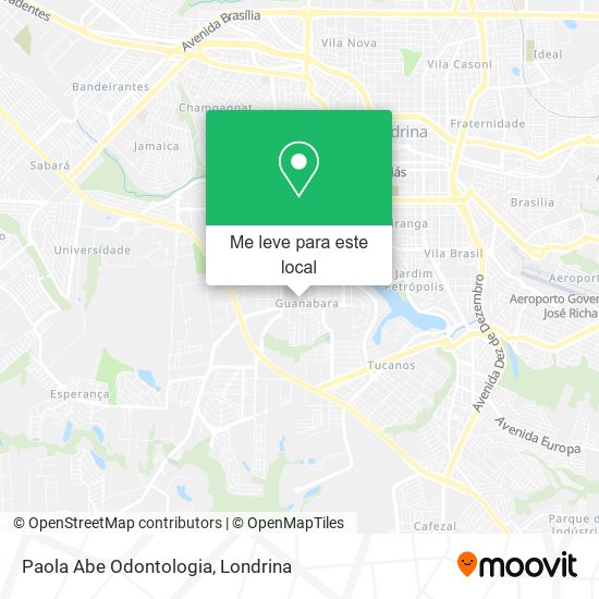 Paola Abe Odontologia mapa