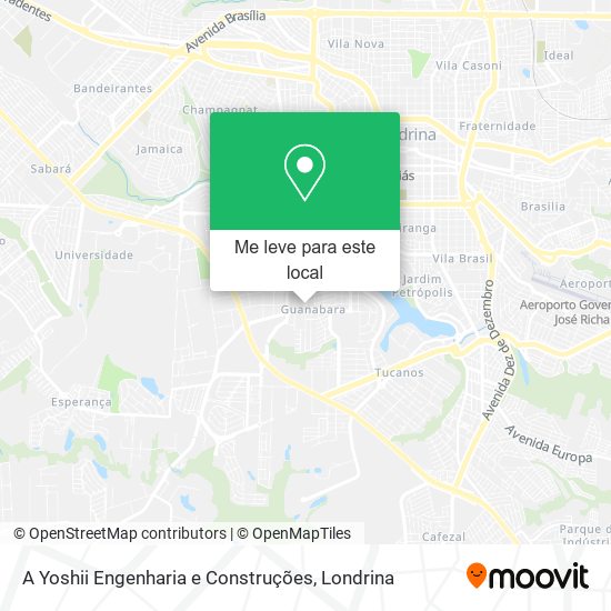 A Yoshii Engenharia e Construções mapa