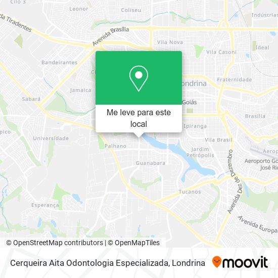 Cerqueira Aita Odontologia Especializada mapa