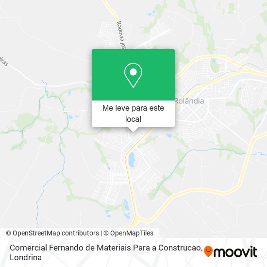 Comercial Fernando de Materiais Para a Construcao mapa