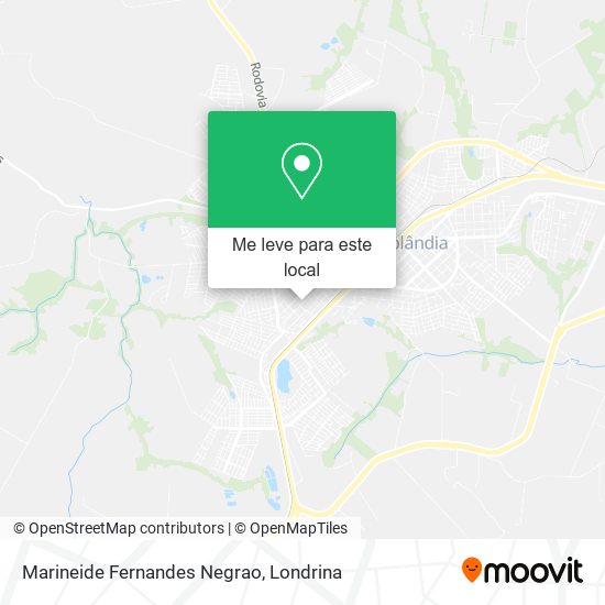 Marineide Fernandes Negrao mapa