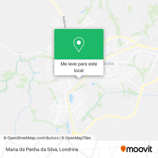 Maria da Penha da Silva mapa