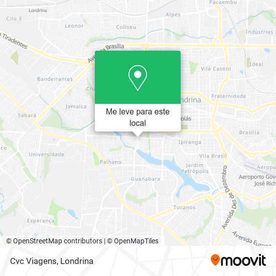 Cvc Viagens mapa