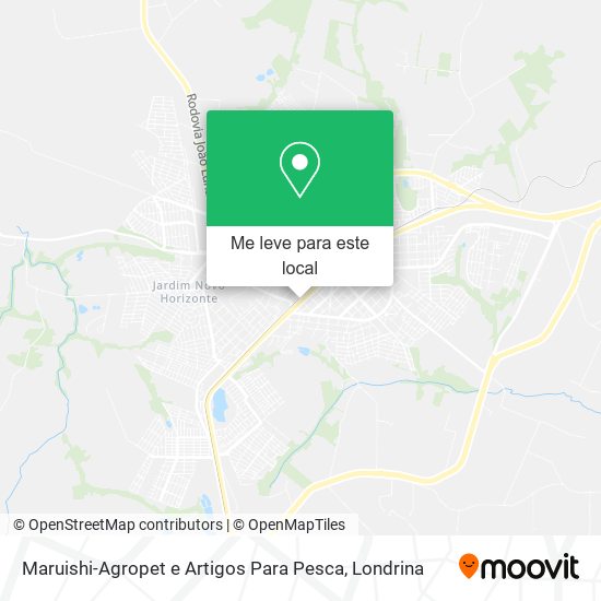 Maruishi-Agropet e Artigos Para Pesca mapa