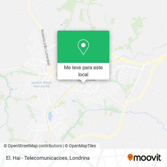 El. Hai - Telecomunicacoes mapa