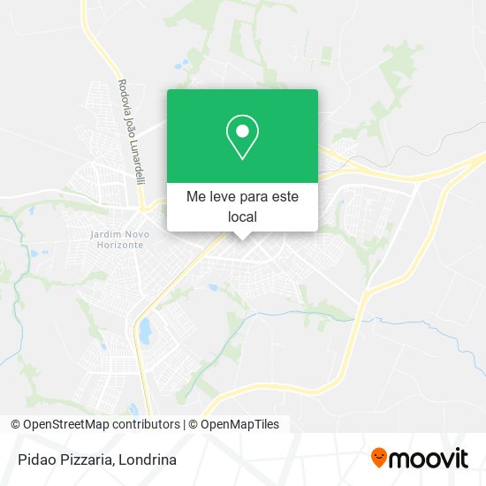 Pidao Pizzaria mapa