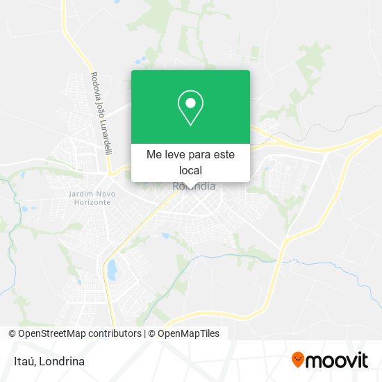 Itaú mapa