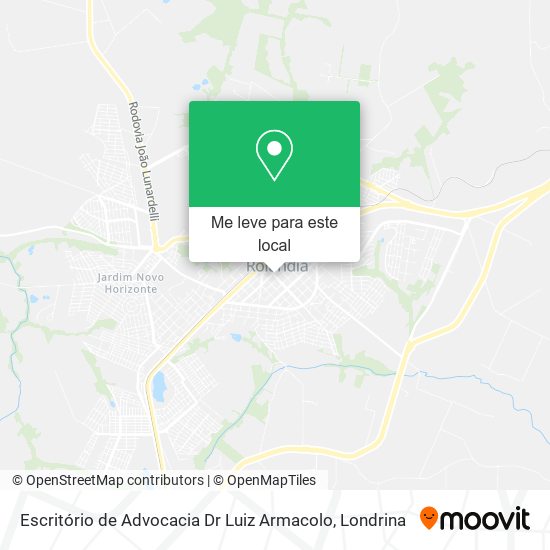 Escritório de Advocacia Dr Luiz Armacolo mapa