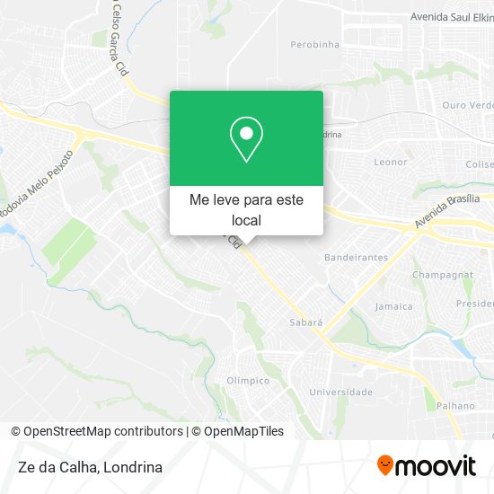 Ze da Calha mapa