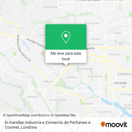 Di Karollan Industria e Comercio de Perfumes e Cosmet mapa