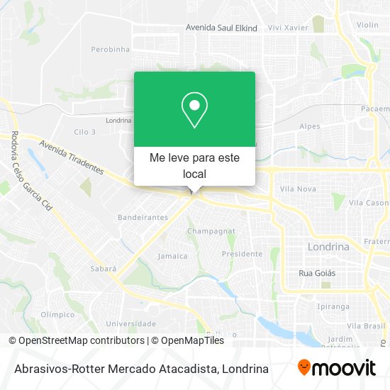 Abrasivos-Rotter Mercado Atacadista mapa