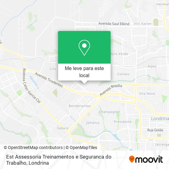 Est Assessoria Treinamentos e Seguranca do Trabalho mapa