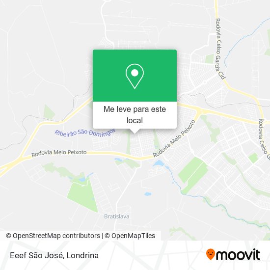 Eeef São José mapa