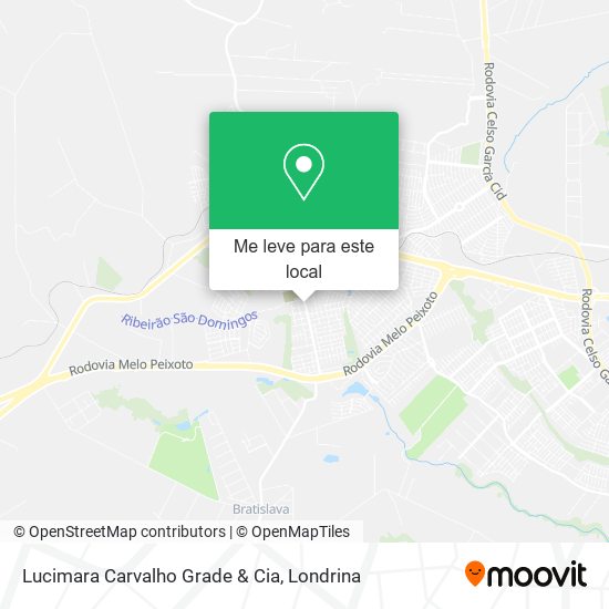 Lucimara Carvalho Grade & Cia mapa