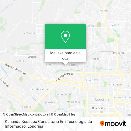 Kananda Kussaba Consultoria Em Tecnologia da Informacao mapa