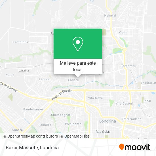 Bazar Mascote mapa