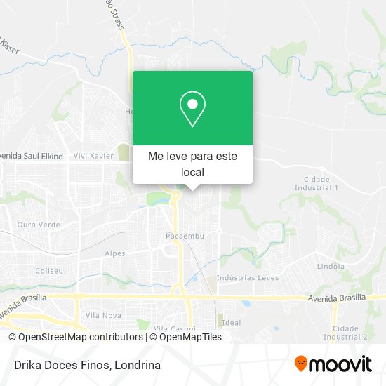 Drika Doces Finos mapa