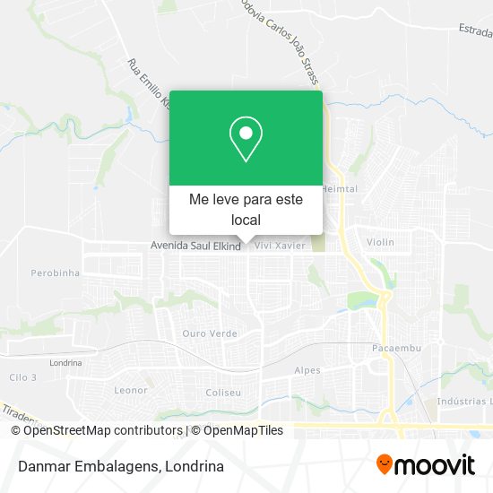 Danmar Embalagens mapa