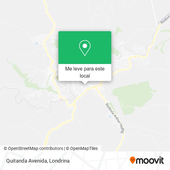 Quitanda Avenida mapa