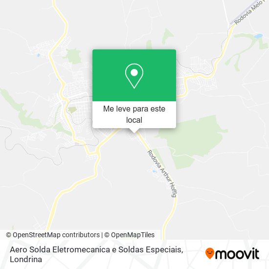 Aero Solda Eletromecanica e Soldas Especiais mapa