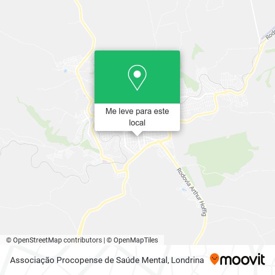 Associação Procopense de Saúde Mental mapa