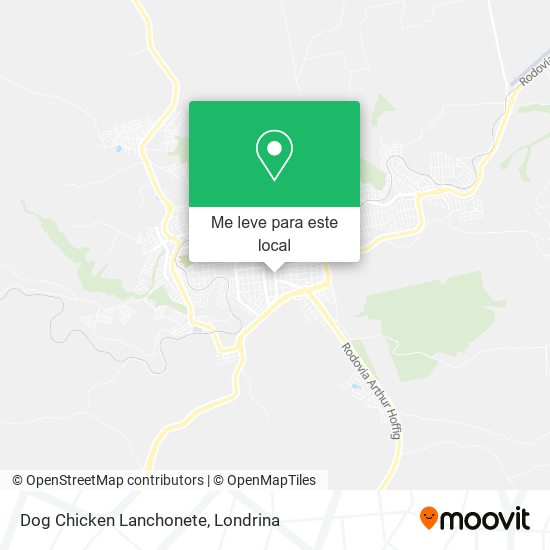 Dog Chicken Lanchonete mapa