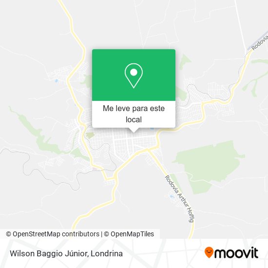 Wilson Baggio Júnior mapa