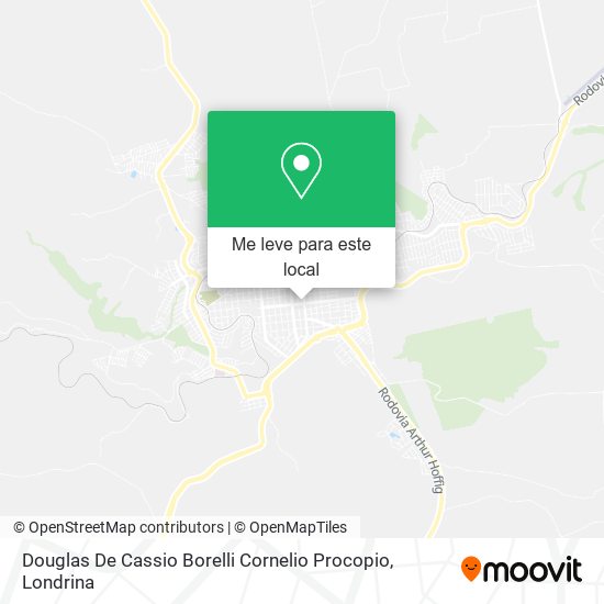 Douglas De Cassio Borelli Cornelio Procopio mapa