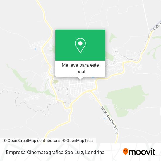 Empresa Cinematografica Sao Luiz mapa