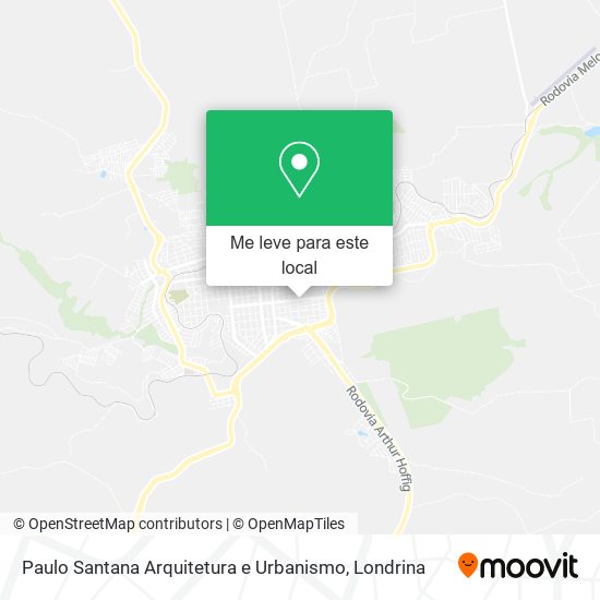Paulo Santana Arquitetura e Urbanismo mapa