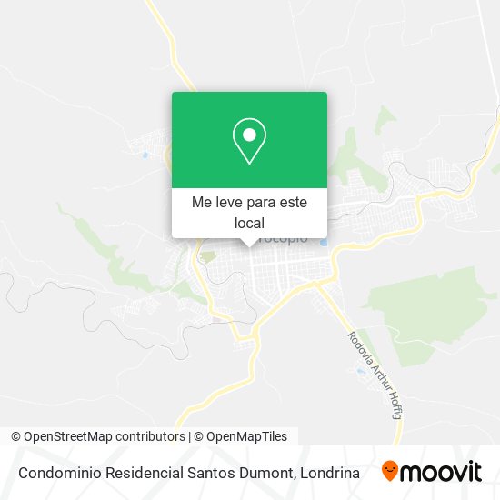 Condominio Residencial Santos Dumont mapa