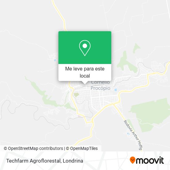 Techfarm Agroflorestal mapa