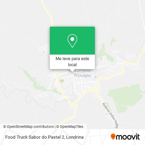 Food Truck Sabor do Pastel 2 mapa