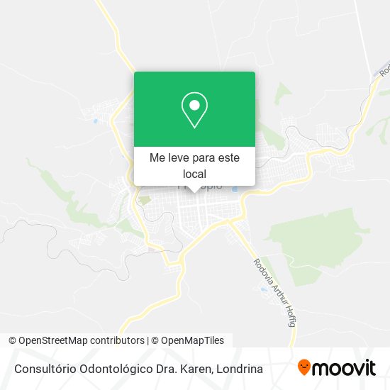 Consultório Odontológico Dra. Karen mapa