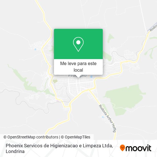 Phoenix Servicos de Higienizacao e Limpeza Ltda mapa