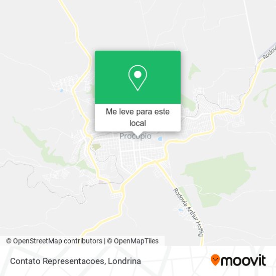 Contato Representacoes mapa