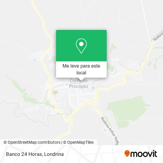 Banco 24 Horas mapa