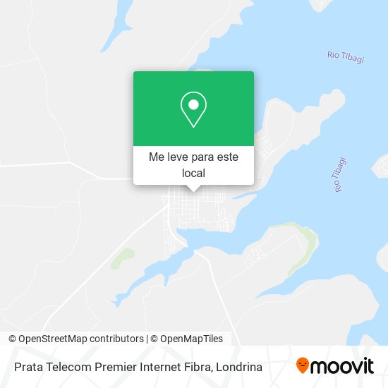 Prata Telecom Premier Internet Fibra mapa