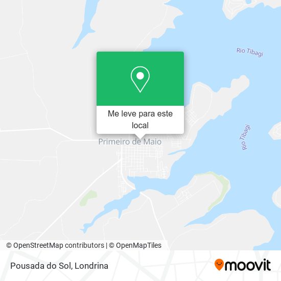 Pousada do Sol mapa