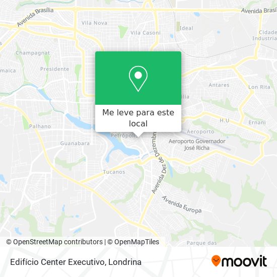 Edifício Center Executivo mapa