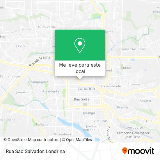 Rua Sao Salvador mapa