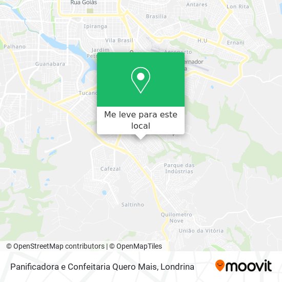 Panificadora e Confeitaria Quero Mais mapa
