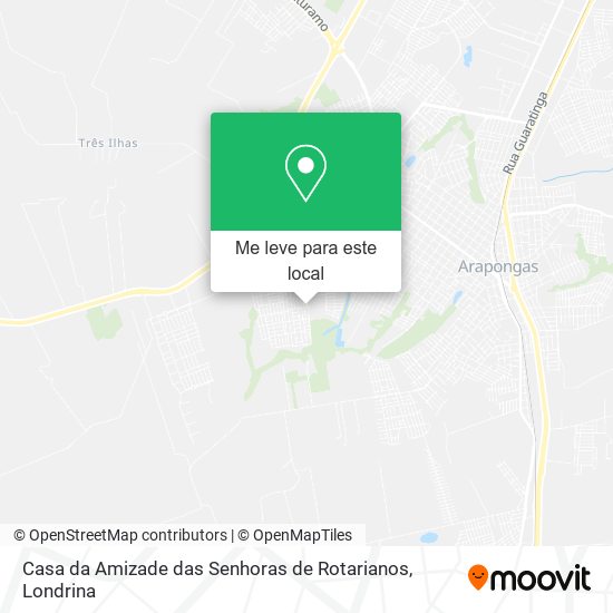 Casa da Amizade das Senhoras de Rotarianos mapa