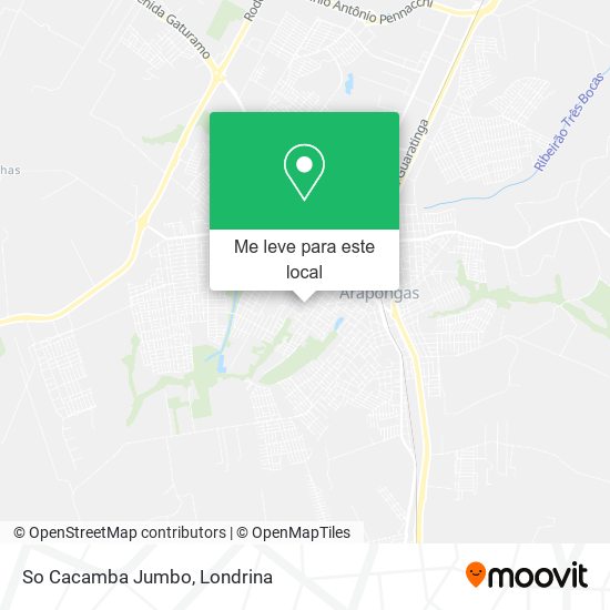 So Cacamba Jumbo mapa