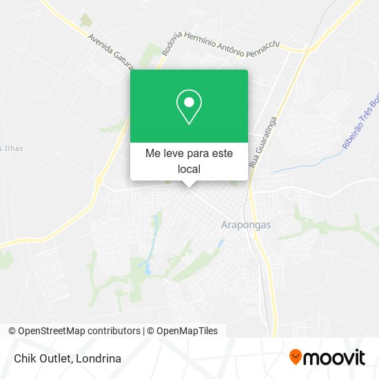 Chik Outlet mapa