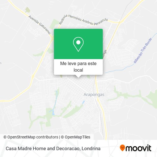 Casa Madre Home and Decoracao mapa