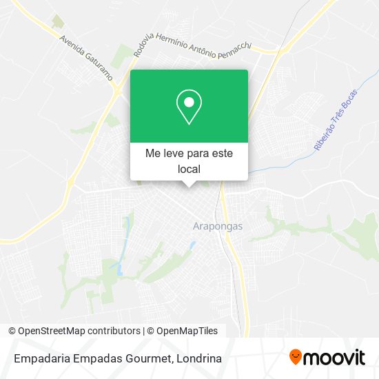 Empadaria Empadas Gourmet mapa