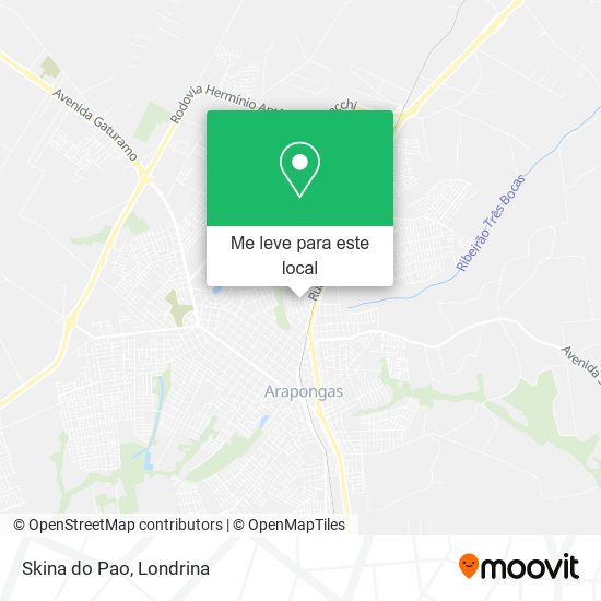 Skina do Pao mapa