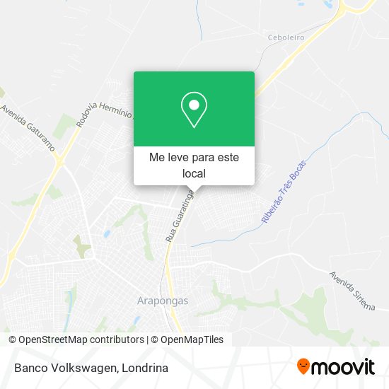 Banco Volkswagen mapa
