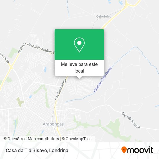 Casa da Tia Bisavó mapa